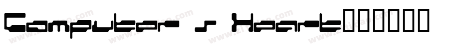 Computer s Heart字体转换